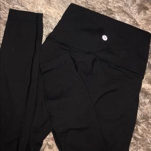 LULULEMON wunder under 7/8 legging